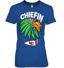 Load image into Gallery viewer, Chiefin Kansas City Chiefs Gift For Fans T-Shirt Ladies Tee