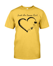 Load image into Gallery viewer, Just An Iowa Girl Guys Tee