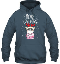 Load image into Gallery viewer, Funny Merry Catmas Christmas Gift Shirt Hoodie