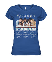 Load image into Gallery viewer, Friends 25Th Annivesary F.R.I.E.N.D.S Custom T-Shirt Ladies V-Neck