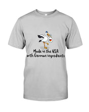 Load image into Gallery viewer, Made In The Usa With German Ingredients Tee Guys Tee