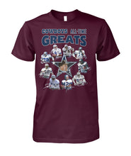 Load image into Gallery viewer, Dallas Cowboys Greats Gift For Fan T-Shirt Guys Tee