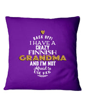 Load image into Gallery viewer, Finnish Crazy Grandma Gift For Grandma Family Pillow Cover