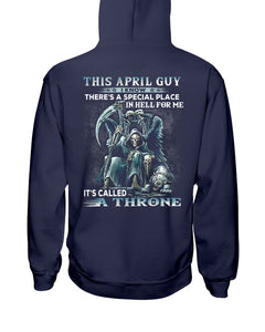 Throne April Guy Special Space Horoscope T-Shirt Hoodie