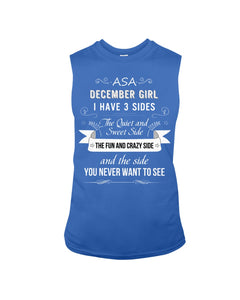 December Girl Fun Quote T-Shirt Unisex Long Sleeve