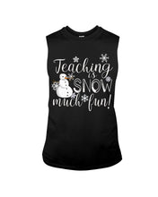 Load image into Gallery viewer, Teaching Is Snow Much Fun Christmas Snowman Gift For Family Unisex Long Sleeve