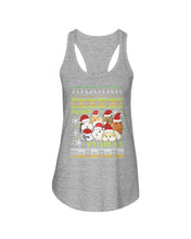 Load image into Gallery viewer, Cute Hamster Merry Christmas Gift For Hamster Lovers T-Shirt Ladies Flowy Tank