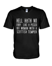 Load image into Gallery viewer, Scottish Woman Temper Scotland Lovers Guys V-Neck