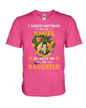 Load image into Gallery viewer, Dragon Ball Angel Daughter Black T-Shirt Guys V-Neck