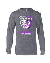 Load image into Gallery viewer, Alzheimer Awareness Daughter For Mom T-Shirt Unisex Long Sleeve