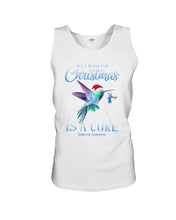 Load image into Gallery viewer, All I Want For Christmas Is A Cure Stop Diabetes Unisex Tank Top