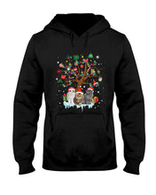 Load image into Gallery viewer, Christmas Tree Cat Lovers Cute Funny T-Shirt Hoodie