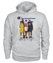 Load image into Gallery viewer, Nba Legends Michael Jordan Lebron James Kobe Bryant Champion T-Shirt Hoodie