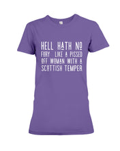 Load image into Gallery viewer, Scottish Woman Temper Scotland Lovers Ladies Tee