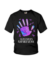 Load image into Gallery viewer, Alzheimers Awareness T-Shirt Youth Tee