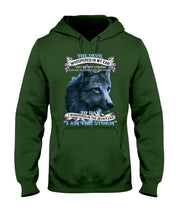 Load image into Gallery viewer, Wolf Lovers Trending Quote Tee Hoodie