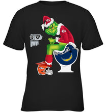 Load image into Gallery viewer, Funny Grinch Kansas Chief Christmas Gift Tee Youth Tee