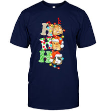 Load image into Gallery viewer, Santa Claus Ho Ho Ho Christmas Gift For Guinea Pigs Lovers Guys Tee