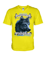 Load image into Gallery viewer, Wolf Lovers Trending Quote Tee Guys V-Neck