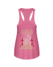 Load image into Gallery viewer, Lived By A Code Back Side T-Shirt Ladies Flowy Tank
