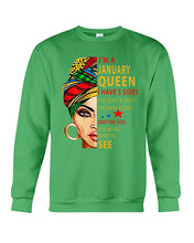 Load image into Gallery viewer, January Queen 3 Sides Horoscopes T-Shirt Sweatshirt