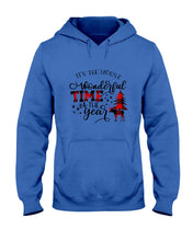Load image into Gallery viewer, Funny Moose Wonderful Time Christmas Gift For Family Hoodie
