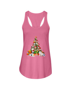 Jack Russell Christmas Gift For Christmas T-Shirt Ladies Flowy Tank