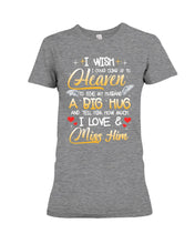 Load image into Gallery viewer, Climb Up To Heaven My Husbabd Ladies Tee