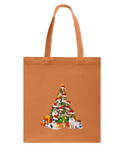 Load image into Gallery viewer, Jack Russell Christmas Gift For Christmas T-Shirt Basketweave Tote Bag