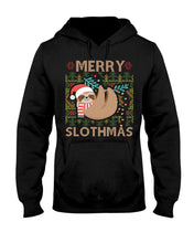 Load image into Gallery viewer, Merry Slothmas Christmas Gift For Kids Family Gift T-Shirt Hoodie
