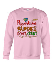 Load image into Gallery viewer, Pepparkakor Calories Don&#39;t Count Sweatshirt