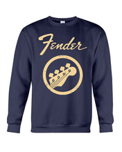 Load image into Gallery viewer, Guitar Lovers Fender Black T-Shirt Sweatshirt