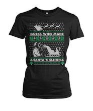 Load image into Gallery viewer, Ugly Christmas Welder Shirt Funny Xmas Ladies Tee