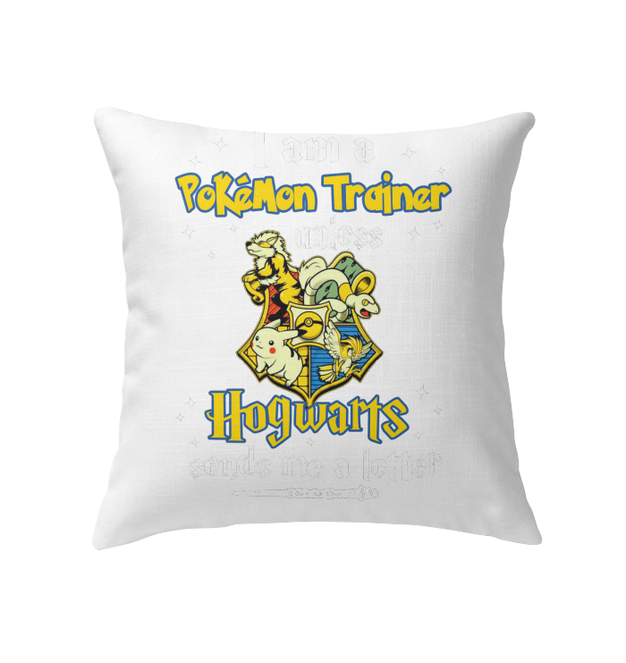 Pokemon Trainer Harry Potter Fans T-Shirt Pillow Cover