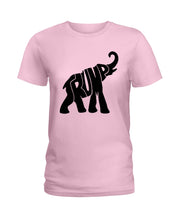 Load image into Gallery viewer, Elephant Trump Gift For American T-Shirt Ladies Tee