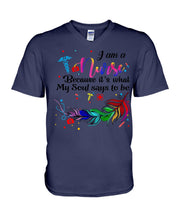 Load image into Gallery viewer, I Am A Nurse Gift For Nurses T-Shirt Guys V-Neck