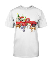 Load image into Gallery viewer, Merry Christmas In Town Cow Lovers Gift For Farmers Guys Tee