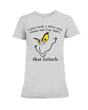 Load image into Gallery viewer, I Just Took A Dna Test, Turns Out I'm 100% That Grinch Ladies Tee