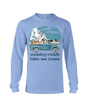 Load image into Gallery viewer, Country Road Golden Retriever Unisex Long Sleeve