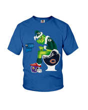 Load image into Gallery viewer, Grinch Green Bay Packers Funny Tee Youth Tee