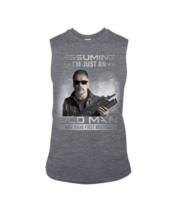 Arnold Schwarzenegger Terminator Old Man T-Shirt For Fans Unisex Long Sleeve