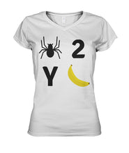 Load image into Gallery viewer, Spider 2 Y Banana Funny Football Play Ladies V-Neck