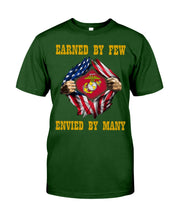 Load image into Gallery viewer, Earned By Few Envied By Many Black T-Shirt Guys Tee
