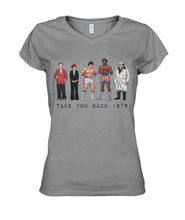 Load image into Gallery viewer, Take Your Back 1976 Ladies V-Neck