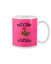 Load image into Gallery viewer, Chicken Roll A Joint Funny Quote T-Shirt For Friends Family Mug