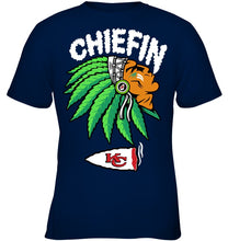 Load image into Gallery viewer, Chiefin Kansas City Chiefs Gift For Fans T-Shirt Youth Tee