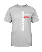 Load image into Gallery viewer, 71 Years Born To Run Bruce Springteen Black T-Shirt Guys Tee