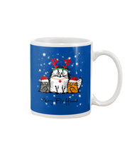 Load image into Gallery viewer, Merry Fluffmas Cute Cats Gift For Cat Lovers Mug