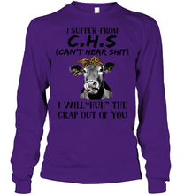 Load image into Gallery viewer, I Suffer From C.S.H Cows Lovers T-Shirt Unisex Long Sleeve