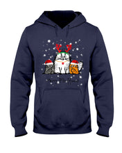 Load image into Gallery viewer, Merry Fluffmas Cute Cats Gift For Cat Lovers Hoodie